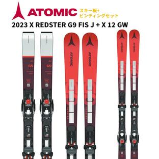 2023 ATOMIC アトミック スキー板 X REDSTER G9 FIS J + X 12 GW レーシング ビンディングセット AASS02708の画像