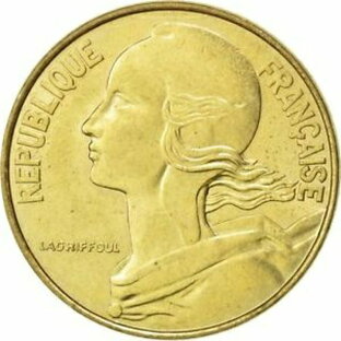 アンティークコイン コイン 金貨 銀貨 FRANCE, Marianne, Centimes, 1977, Paris, KM 930, MSの画像