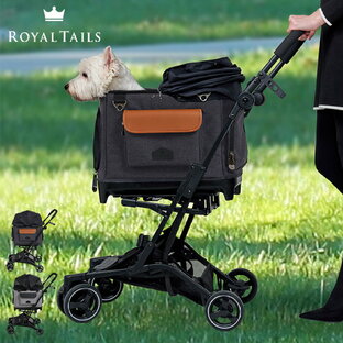 【レビュー特典あり】Royal Tails Alice ロイヤルテイルズ アリス[ペットカート 多頭 中型犬 小型犬 分離 ペット用キャリーバッグ 分離式 ペットバッグ 小型 犬 犬用品 中型 おしゃれ 折りたたみ コンパクト 取り外し 車 犬用 ドライブボックス] メーカー直送の画像