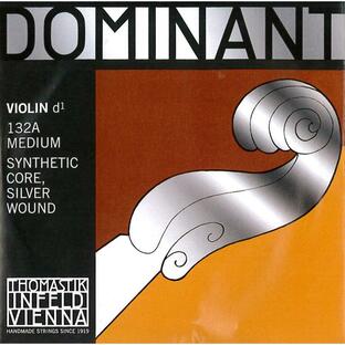 【Dominant】ドミナントバイオリン弦 3D（シルバー巻・132A） 4/4サイズ＜Weich／Stark＞の画像