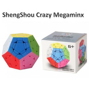 安心の保証付き 正規販売店 ShengShou Crazy Megaminx シェンショウ クレイジー メガミンクス （タイプ1） ステッカーレス 立体パズルの画像