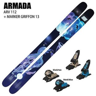 [スキー2点セット]アルマダ スキー板 2025 ARMADA ARV 112 + 25 MARKER GRIFFON 13 120mm ビンディングセット 24-25の画像