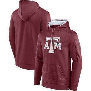 アンブランデッド メンズ Tシャツ トップス Men's Fanatics Branded Maroon Texas A&M Aggies On The Ball Pullover Hoodieの画像