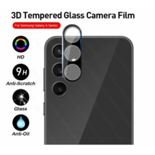 【２枚セット】Samsung 【遮光タイプ】Galaxy A55 SC-53E カメラレンズ ガラス 3D フィルム 保護 フル ガラス フィルム カメラ保護フィの画像