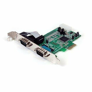 Startech 2 Port Native PCI Express RS232 Serial Adapter Card with 16550 UART(PEX2S553)の画像