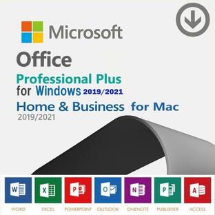【最新 正規品】Microsoft Office Professional Plus 2019/2021 Windows版 / Home and Business 2019 MAC版 マイクロソフト プロダクトキー 永続ライセンスの画像