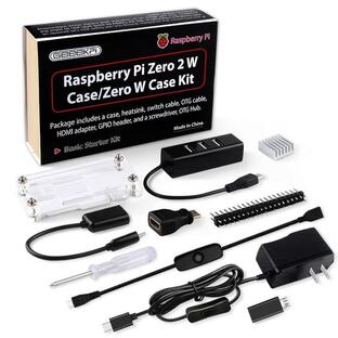 GeeekPi Raspberry Pi Zero 2 W ケース/Zero W ケース、Raspberry Pi Zero ヒートシンク、の画像