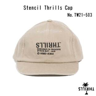 21 THRILLS スリルズ キャップ Stencil Thrills Cap 帽子 メンズ 2021年春夏 品番 TW21-503 日本正規品の画像