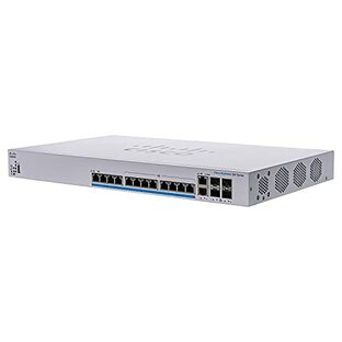 シスコシステムズ (Cisco) スイッチングハブ 12ポート マネージドスイッチ ギガビット 10Gアップリンク スタッカブル 802.1X認証 RIP 金属筐体 国内正規代理店品 法人向け 制限付きライフタイム保証 CBS350-12NP-4X-JPの画像