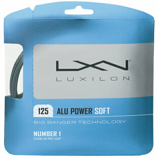 【12Mカット品】ルキシロン アルパワー ソフト(1.25mm)硬式テニスガット ポリエステルガット(Luxilon ALU POWER SOFT 16L(1.25)String)【2015年6月登録】の画像