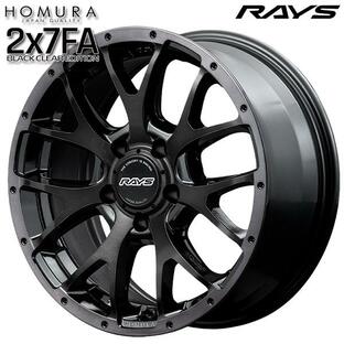 9/15 +5倍 RAYS HOMURA レイズ ホムラ 2X7FA ブラッククリアエディション 16インチ 7.0J 5H114.3 +32 BFJ アルミホイール単品 1本 4本以上送料無料の画像