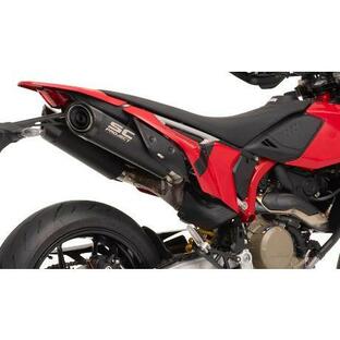 公道走行可 Ducati HYPERMOTARD698 MONO 2024 S1-C SC Project ツイン スリップオン ”ブラックエディション” D42A-169MBの画像
