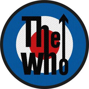 (ザ・フー) The Who オフィシャル商品 織地 ワッペン Target パッチ RO10477 (ブルー/ホワイト/ブラック)の画像