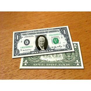 人気俳優!リチャード・ギア/Richard Gere/本物米国公認1ドル札紙幣-4の画像