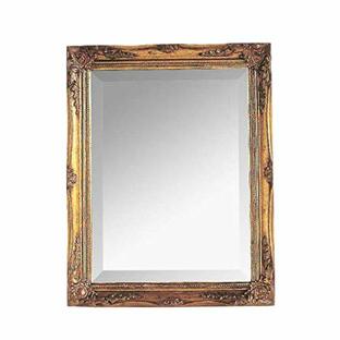 SPICE OF LIFE(スパイス) 鏡 額縁 アンティークスタイルミラー ANCIENT ゴールド Lサイズ 38×47.5cm SQM801LGDの画像