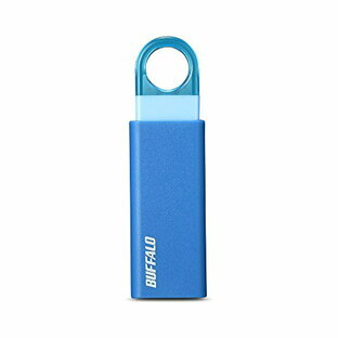 バッファロー BUFFALO ノックスライド USB3.1(Gen1) USBメモリー 16GB ブルー RUF3-KS16GA-BLの画像