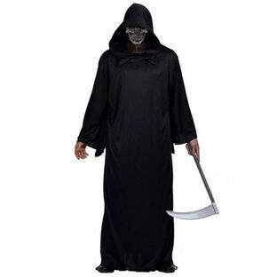 死神 コスプレ メンズ ゴースト マント コスチューム ハロウィン 仮装 死神コス 衣装 ローブの画像