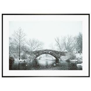 冬写真 アメリカ ニューヨーク州 セントラル・パーク・サウス インテリアアート写真額装 S〜Lサイズ AS1090の画像