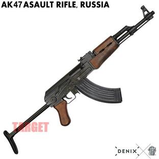 ☆DENIX AKS-47 ロシア 1097 (デニックス AKS47 カラシニコフ フォールディングストック 折畳式銃床 アサルトライフル レプリカ)の画像