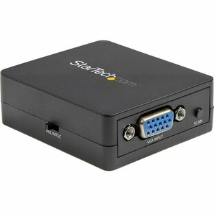 StarTech VGA2VID2 ブラック [VGA-RCA/S端子 変換コンバータ USBパワー]の画像