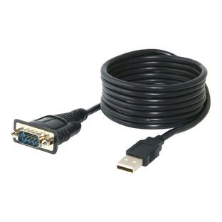 SABRENT RS-232 USB延長ケーブル 1.8m/ ProlificチップセットUSBシリアル変換ケーブル/六角ナット/ PS5・の画像