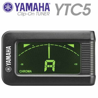 YAMAHA ヤマハ クリップチューナー YTC5 小型で使いやすい液晶式クリップオンチューナー 暗いステージでも見やすい バックライト 機の画像