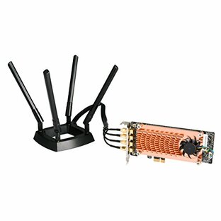 QNAP(キューナップ)WIFI ワイヤレスアダプターQWA-AC2600 PCI-Express用 モジュールカード 最大2533 Mbps 2.4 GHz/5 Ghz サポートの画像