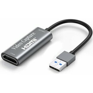 HDMI キャプチャーボード ゲームキャプチャー USB3.0 ビデオキャプチャカード 1080P60Hz ゲーム実況生配信、画面共有、録画、ライブ会議の画像