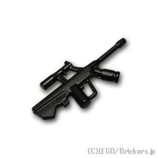 レゴ カスタムパーツ アサルトライフル XUG：ブラック | lego 互換 ミニフィギュア 人形 ミリタリー 武器 銃 ライフルの画像
