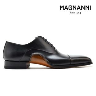 マグナーニ 革靴 オパンカ製法 ドレスシューズ ビジネスシューズ 紳士靴 レースアップ オックスフォード ブラック 黒 22109 メンズ MAGNANNIの画像
