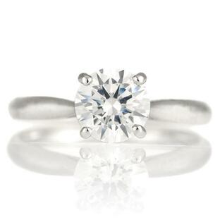 ダイヤモンド 1カラット 婚約指輪 プラチナ リング ダイヤ リング エンゲージリング 指輪 オーダーの画像