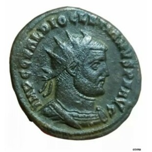 【品質保証書付】 アンティークコイン NGC PCGS ディオクレティアン 284-305 AD. ローマ帝国. AE アントニニアヌス. サイジクスミント- sの画像