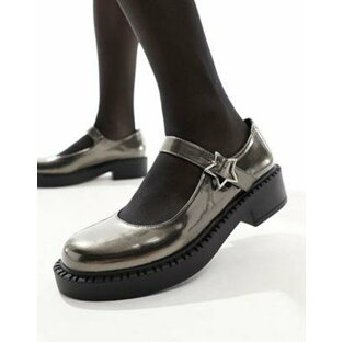 Koi Footwear コイフットウェア Koi Astral Prime Tale mary jane shoes in silver レディースの画像
