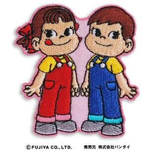 Peko&Poko ワッペン ペコちゃん＆ポコちゃん 入園 入学 通園 通学の画像