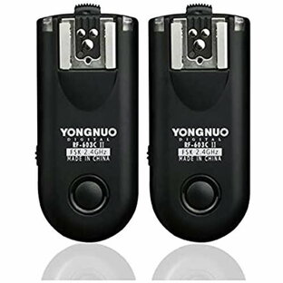 YONGNUO製 RF603CII-C3 第二世代 ワイヤレス・ラジオスレーブ 無線レリーズ キャノン用セット Canon 1D、50D、20D、30D、40D、50Dなど対応の画像