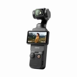 DJI vlogカメラ Osmo Pocket 3 1インチ CMOS 4K 120fps 動画対応 Vlog用カメラ 3軸スタビライザー ジンバルカメラ アクションカメラ 高速フォーカス 顔 被写体トラッキング 回転式2インチ タッチスクリーンの画像