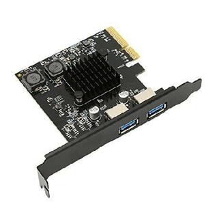 Yoidesu PCIE to USB Expansion Card, USB 3.1 2 Ports with 3A Power Supply,10 Gbps Stable High Speed USB3.1 Gen 2 Host Controller Expansion Ca並行輸入品の画像