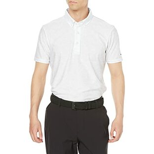 [ミズノ] 【Amazon.co.jp限定】ゴルフウェア アイスタッチ ポロシャツ ボタンダウン 半袖 接触冷感 吸汗速乾 E2JAA097 メンズ ライトグレー Lの画像