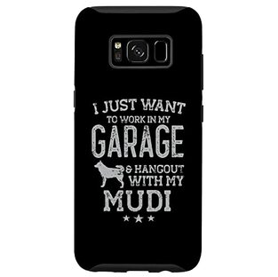Galaxy S8 Mudi Dad 車 ガレージ ハングアウト メンズ スマホケースの画像