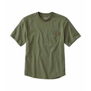 《公式》Tシャツ（半袖）/メンズ/Green/ビーンビルト・コットン・ティ、半袖 ポケット付き/Men's BeanBuilt Cotton Tees, Pocket Short-Sleeve/XL/L.L.Bean（エルエルビーン）の画像