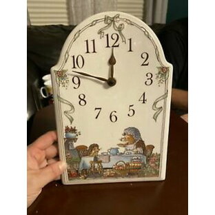 【送料無料】キッチン用品・食器・調理器具・陶器 ヴィルロイとボッホ高品質磁器レアコレクターフォックスウッドテイルズウォールクロックVilleroy and Boch High Quality Porcelain Rare Collector Foxwood Tales Wall Clockの画像