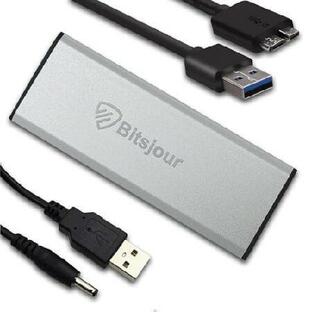 Bitsjour MacBook Pro SSD Enclosure 7+17 Pin, USB 3.0 5Gbps Hard Drive External Case for Apple MacBook Pro Retina A1425 EMC 2557/2672(Late 2012並行輸入の画像