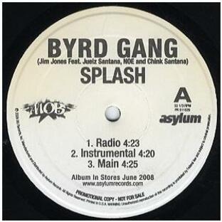 【レコード】BYRD GANG (Jim Jones, Juelz Santana, NOE & Chink Santana) - SPLASH 12" US 2008年リリースの画像