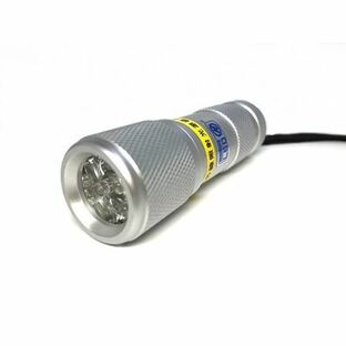 サウスウォーカー LEDブラックライト 5灯 紫外線LED搭載 シルバー 電池付き UV-LED 375-05SS Ver3.0 1個（直送品）の画像