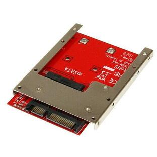 STARTECH.COM HDDコンバーター/Mini SATA SSD - 2.5インチSATA/アダプタ基盤(SAT32MSAT257)の画像