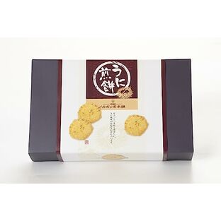 北海道製菓 函館イカポッポ本舗 うに煎餅 6PBOX(10g×6袋)の画像