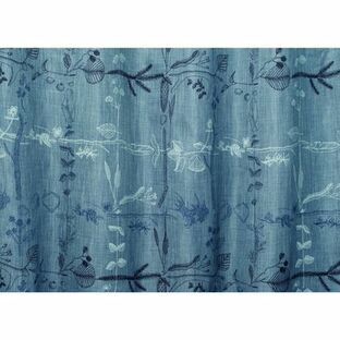 スミノエ SAANA JA OLLI（サーナヤオッリ） カーテン J1007 アフターザストーム 幅1000×長さ1350mm ブルー 1枚（直送品）の画像