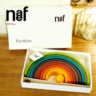 Naef ネフ社 アークレインボウ Rainbow〜洗練された色と形と構造美。スイス・Naef（ネフ社）の虹色のアーチが美しい積み木「アークレインボウ」です。(NAF-E7-13)の画像