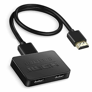 avedio links HDMI分配器 4Kx2K HDMIスプリッター 1入力2出力 3D、フルHD、 1080P、HDCP1.4対応 HDMI 二股 お好みの2台のディスプレイに同時出力可能 USB電源ケーブル&HDMIケーブル付属 XBOX/PS5/HDTV/DVDプレーヤの画像