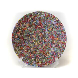 エルコーレ モレッティ ミッレフィオリ ミルフィオリ プレート 皿 ベネチアン ヴェネチアン ガラス プレート 皿 ムラーノの画像